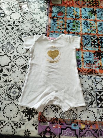Combie short 9 mois