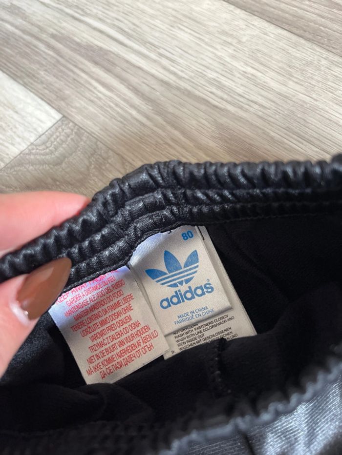 Jogging bébé adidas noir taille 80 (12-18 mois ) - photo numéro 4