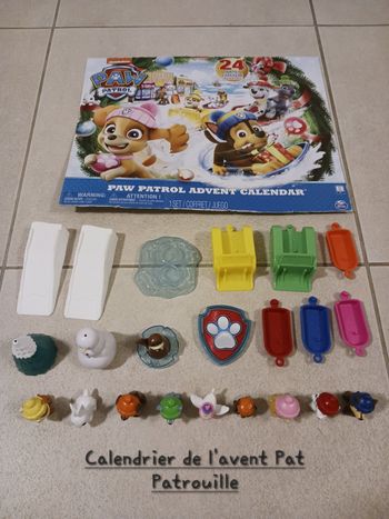 Jouets calendrier de l'avent Pat Patrouille