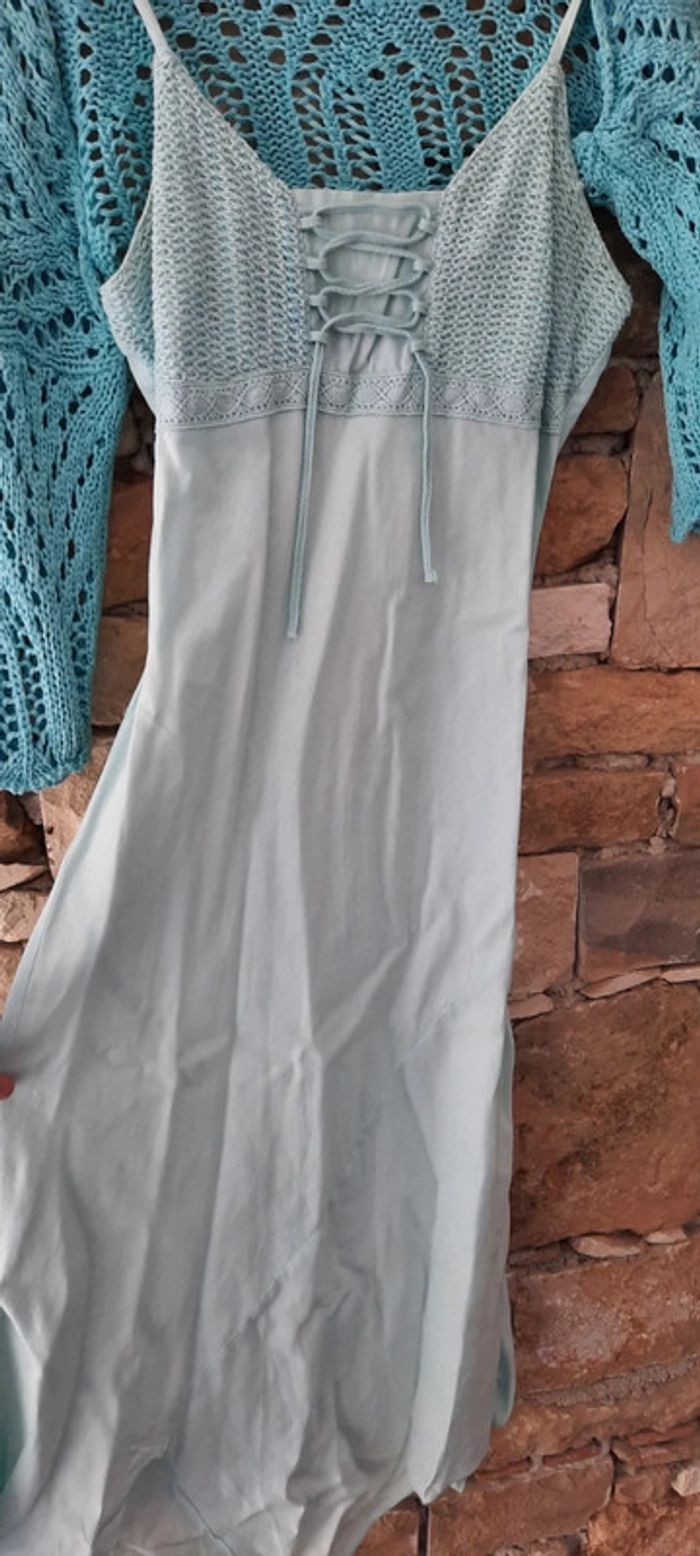 Robe turquoise - photo numéro 2