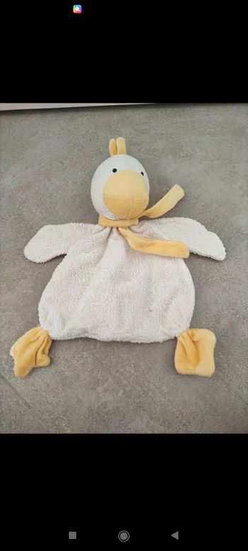 Doudou plat canard