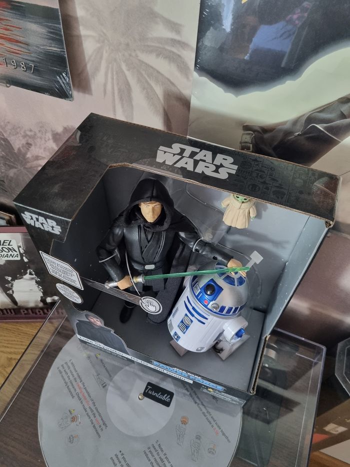 Figurines parlante Luke Skywalker / Grogu et RD2D - photo numéro 4