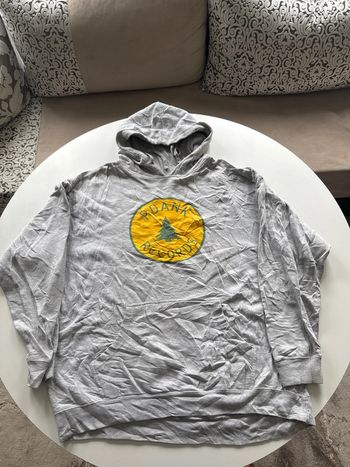 Sweat à capuche gris Pdank Records – Taille 2XL