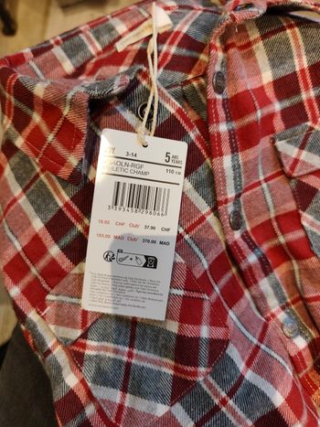 Chemise orchestra 5 ans neuve