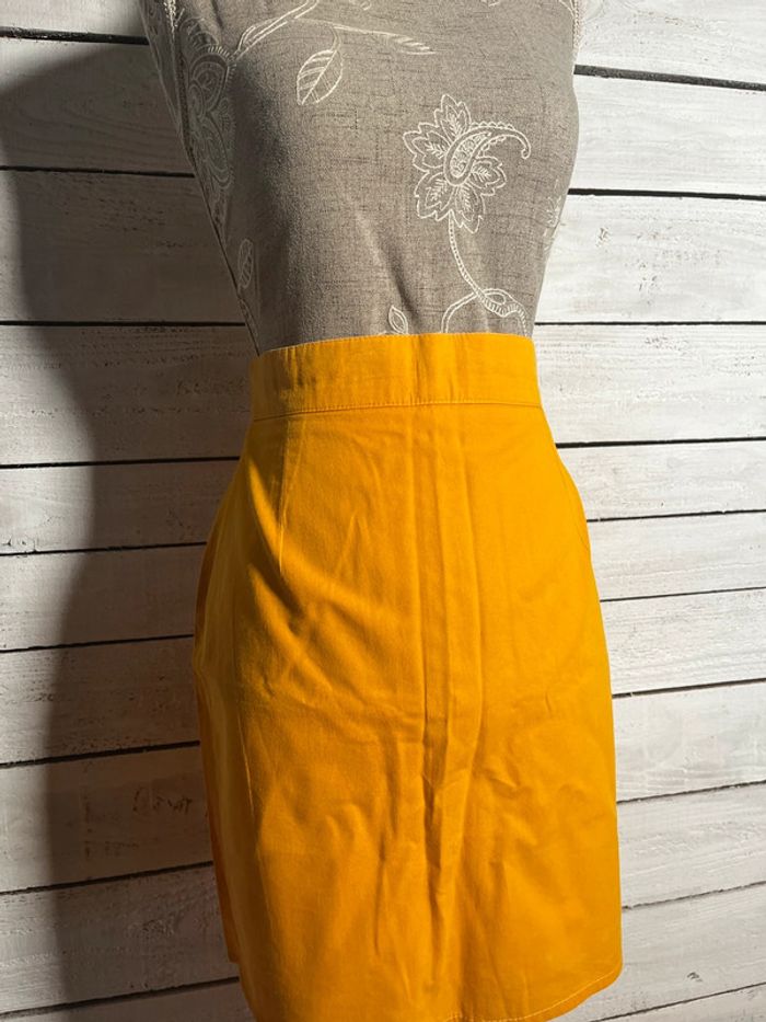 Belle jupe courte jaune en coton Vintage Dressing Beebs by Kiabi