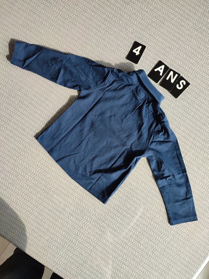 Sous-pull com roulé fille - Lilimarelle - 4 ans - photo numéro 6