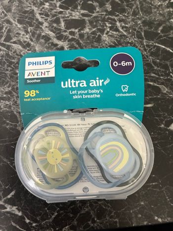 Tétines Philips avent 0-6mois