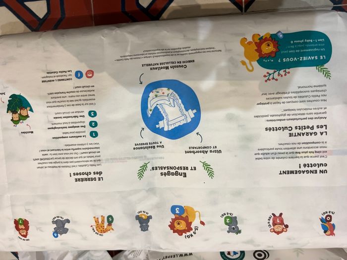 Paquet et demi de couches – Les Petits Culottés – Taille 3 - photo numéro 3