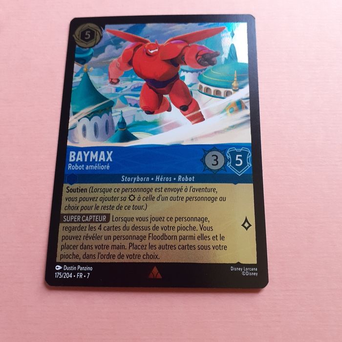 Lorcana set 7: 2 Cartes rares "Daisy pirate & Baymax" + Carte promo Lorcaquest - photo numéro 5