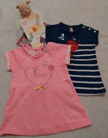 Lot 2 robes 6 mois