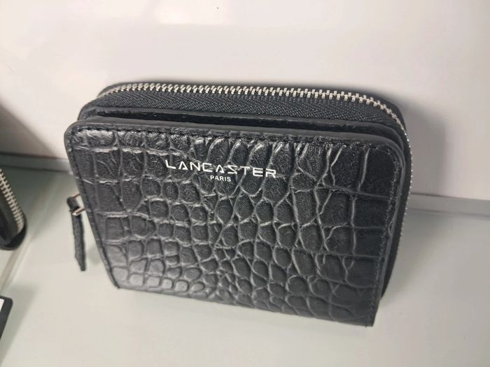 Lancaster portefeuille porte-monnaie en cuir neuf - photo numéro 4