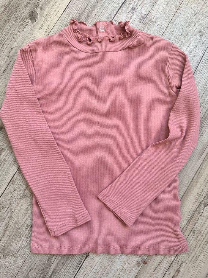 Pull  couleur rose saumoné kiabi 3 ans