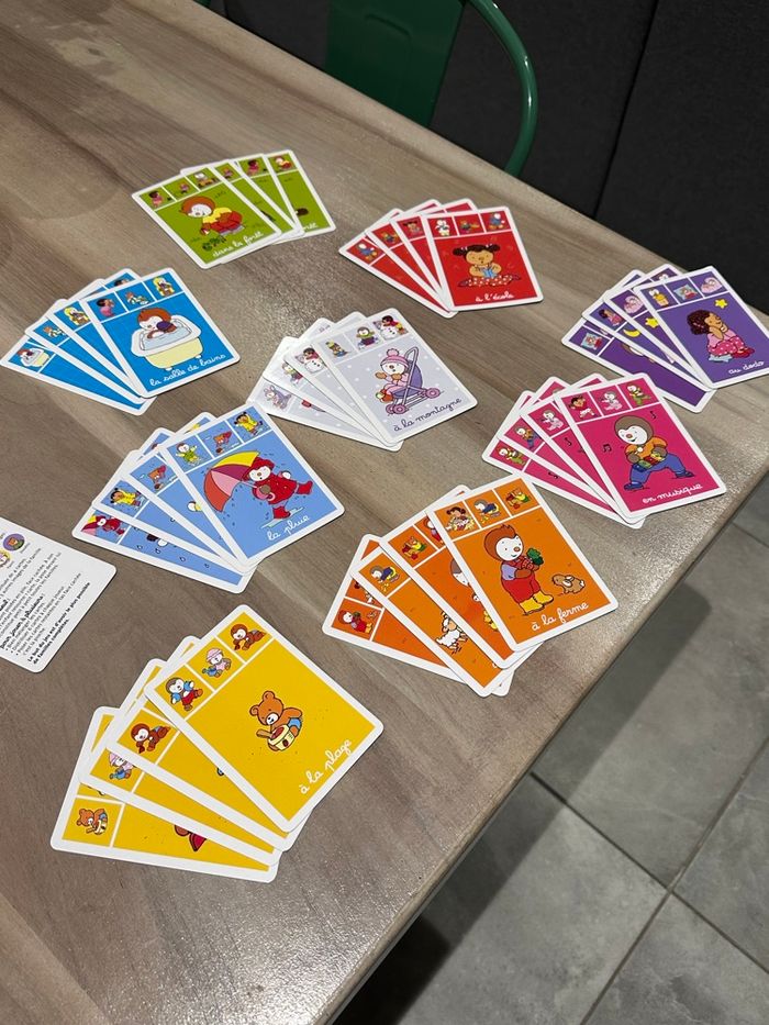 Jeu de 7 familles tchoupi neuf sans étiquette