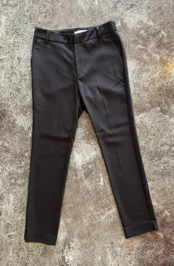 Pantalon pinces noir femme Stradivarius taille XS pinzas mujer Pantaloni donna Bundfaltenhose Damen