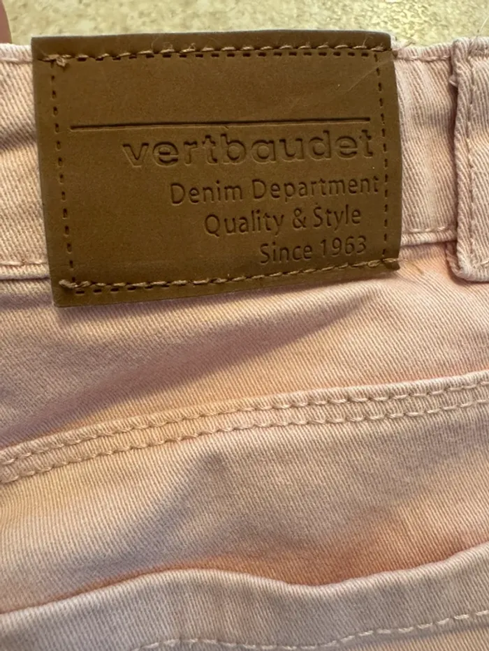 Pantalon court rose poudré fille - photo numéro 6