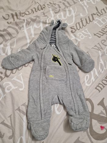 Combi-pilote garçon 3 mois