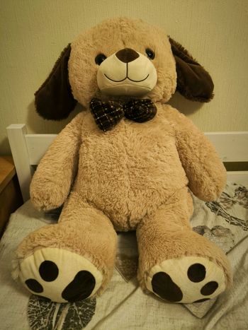 Chien peluche grande taille