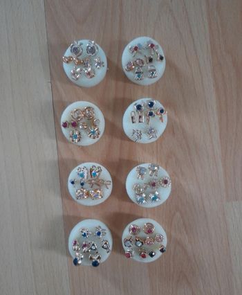 Lot boucles d'oreilles