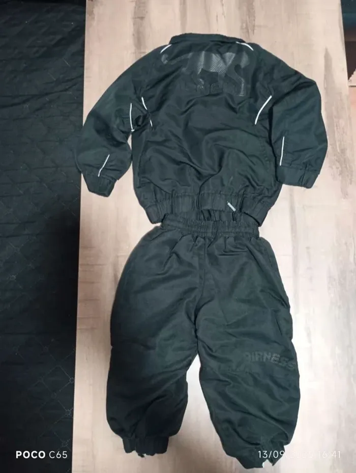 Survêtement Airness taille 6/9 mois, noir. - photo numéro 2