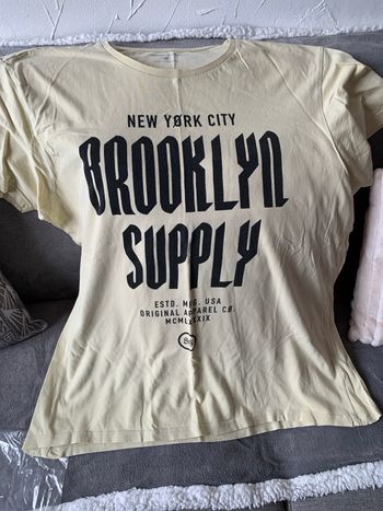 Tee shirt homme jaune taille XL