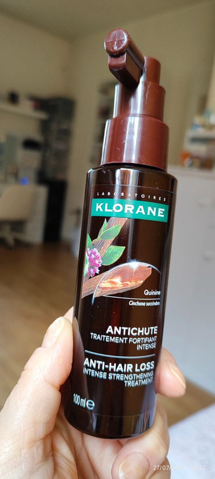 Klorane Lotion Antichute Traitement fortifiant intense 100ml - photo numéro 2