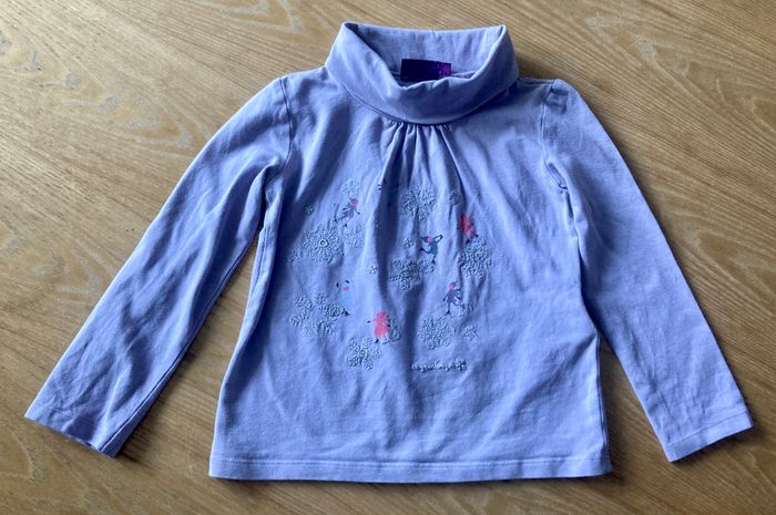 sous pull avec col imprimé patineuses