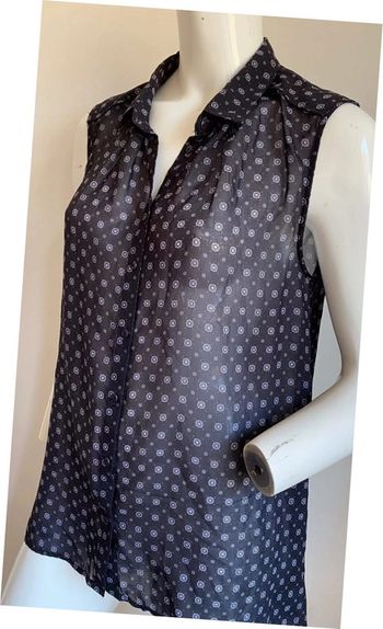 Top transparent chemisier H&M taille 42 bleu