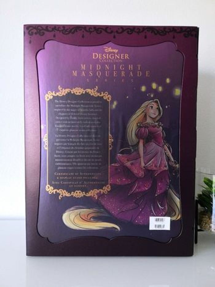Poupée édition limitée Raiponce designer midnight masquerade Disney NEUVE - photo numéro 10