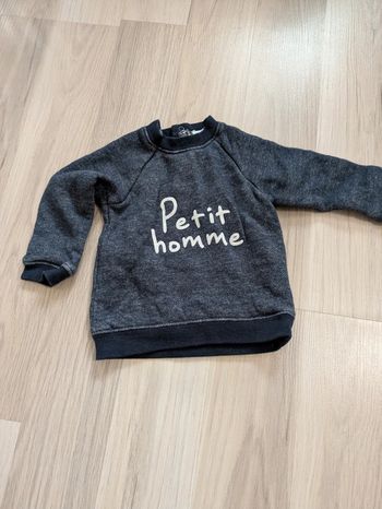Sweat garçon 9 mois petit homme