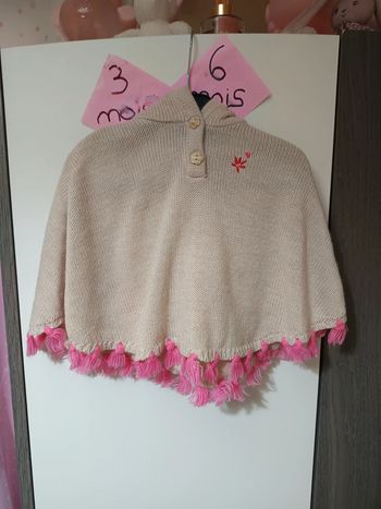 Poncho 3/6 mois
