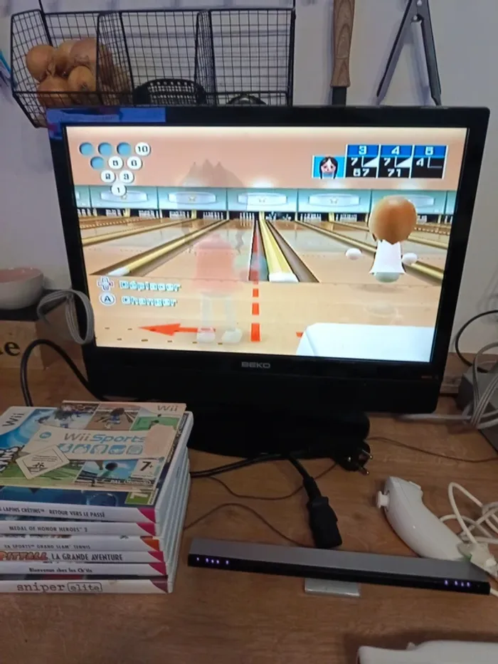 Wii avec câble manette 7 jeux - photo numéro 7