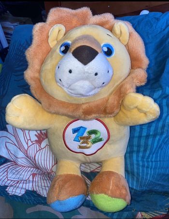 Peluche lion musical