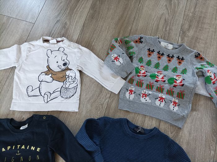 Lot 6 pulls hiver 18 mois - photo numéro 5