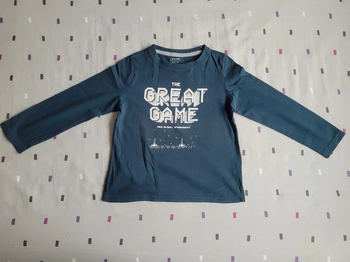 Maillot longues manches, taille 4 ans