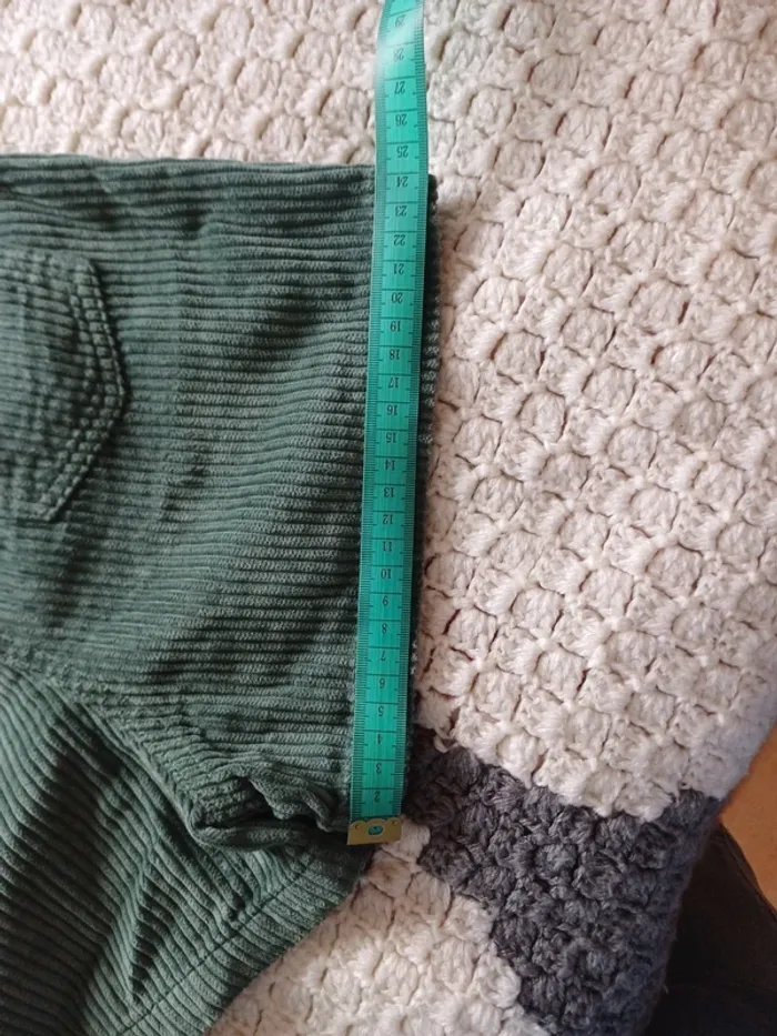 Short en velours taille élastique - photo numéro 7