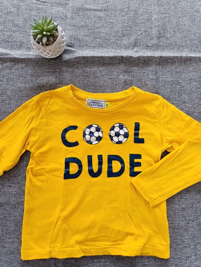 Tee-shirt foot la fabrique des garçons 6 ans