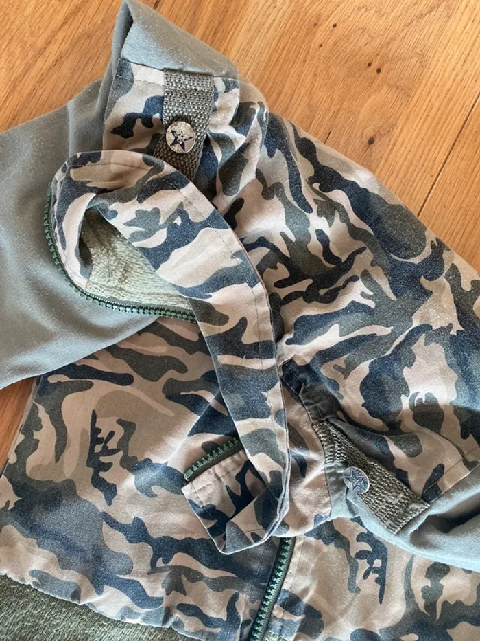 Veste doublée motif militaire - photo numéro 8