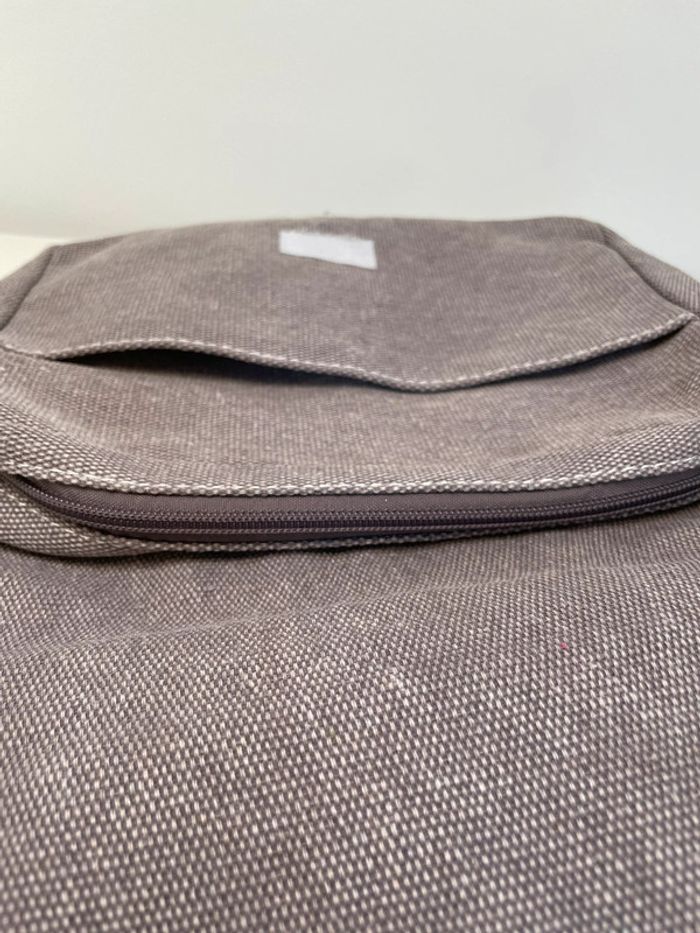 Sac à bandoulière marron original vintage sacoche fille basket à lacet cadeau de noel - photo numéro 4