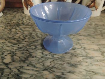 6 coupe à glace bleues