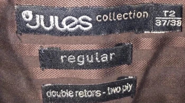 Chemise taille 2 Jules Marron NEUVE - photo numéro 5