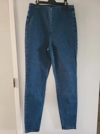Calzedonia jeans taille haute skinny slim bleu taille M 38
