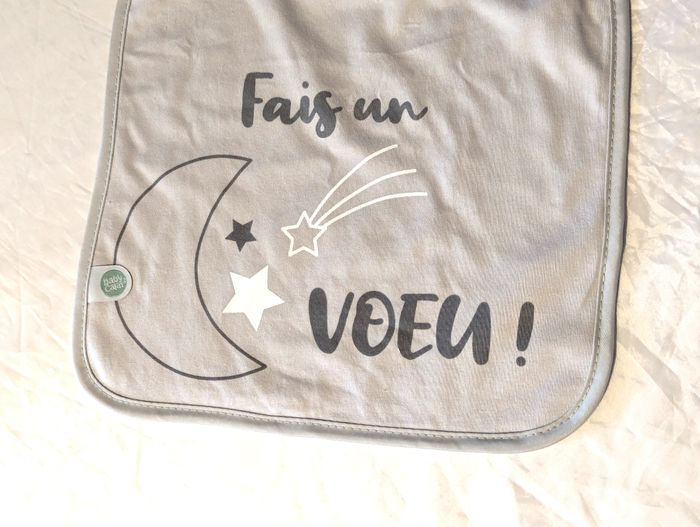 Bavoirs Ecritures Bonheur Cœurs Fais Vœu Lune Etoiles Jour Chance Scratch Accessoire Enfants Bébés - photo numéro 5