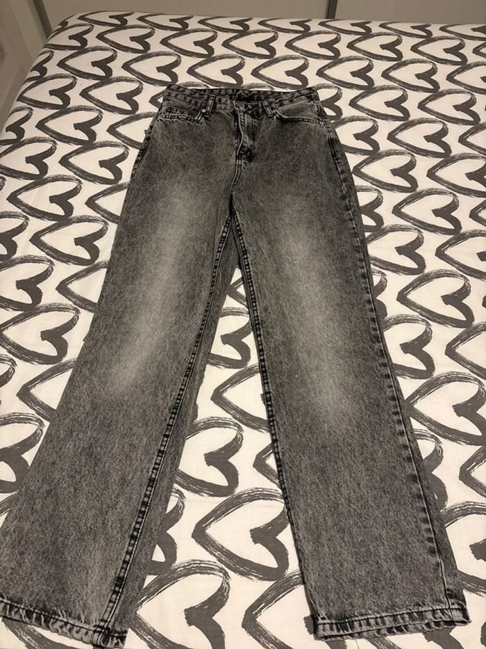 Jeans gris Mom