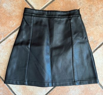 Jupe simili Jennyfer  droite mini noire taille xxs