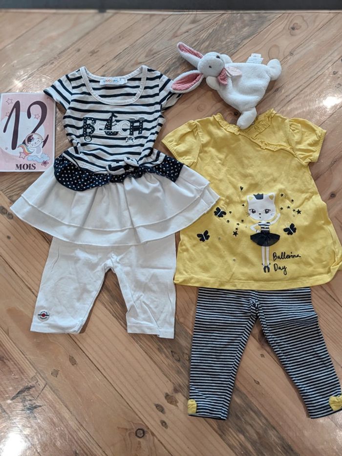 Lot tenues été bébé 12mois 🌞