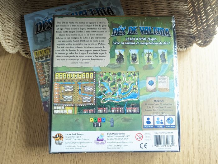 Jeu Dé de Valeria + Extension - Lucky Duck Games - photo numéro 2