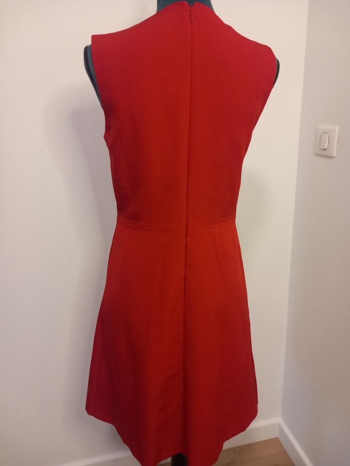Belle robe Mango Basics rouge Vif taille S - photo numéro 5