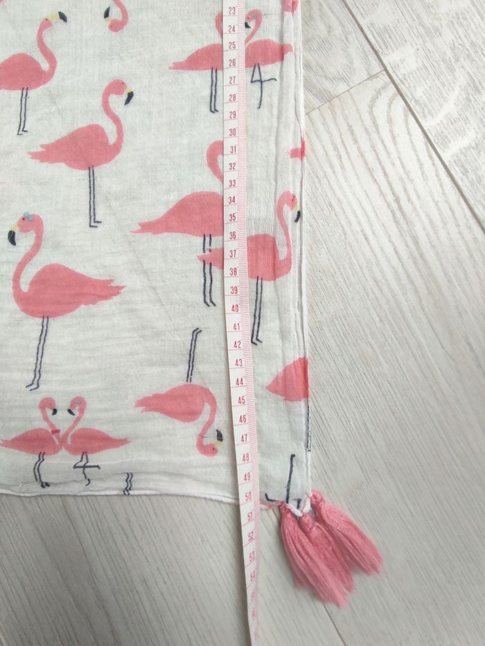 Foulard flamants roses 50x50 cm - photo numéro 6