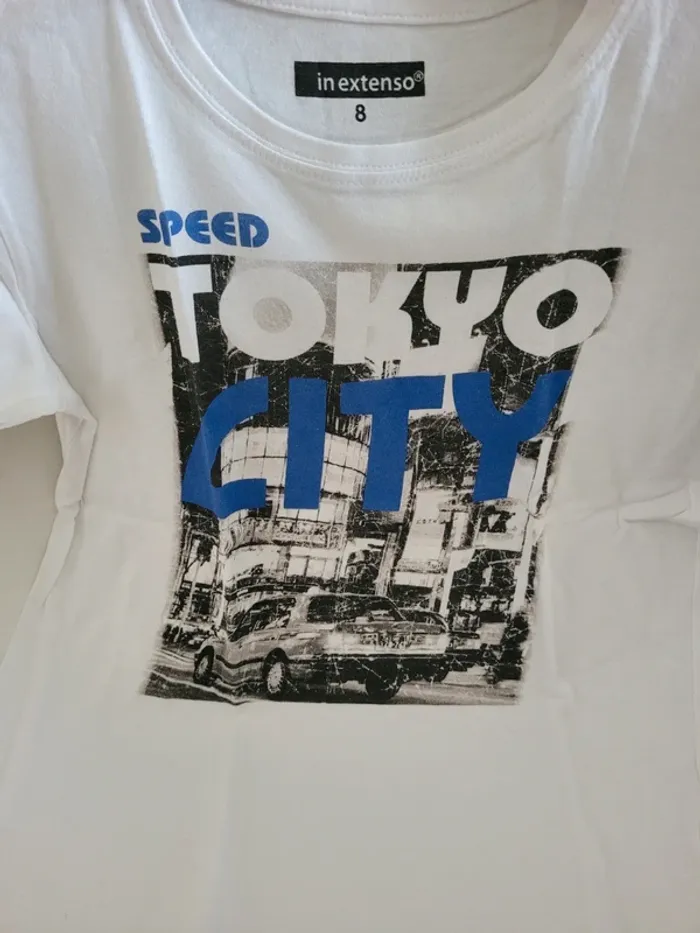 Lot tee-shirts manches courtes garçon In Extenso