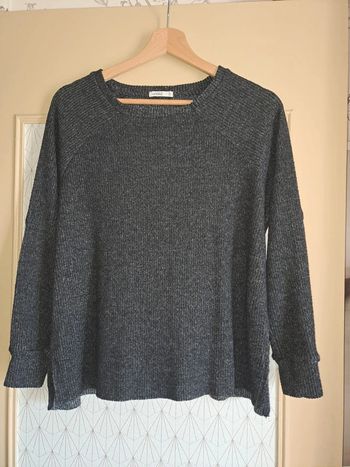 Pull femme gris agréable et doux undiz S tbe